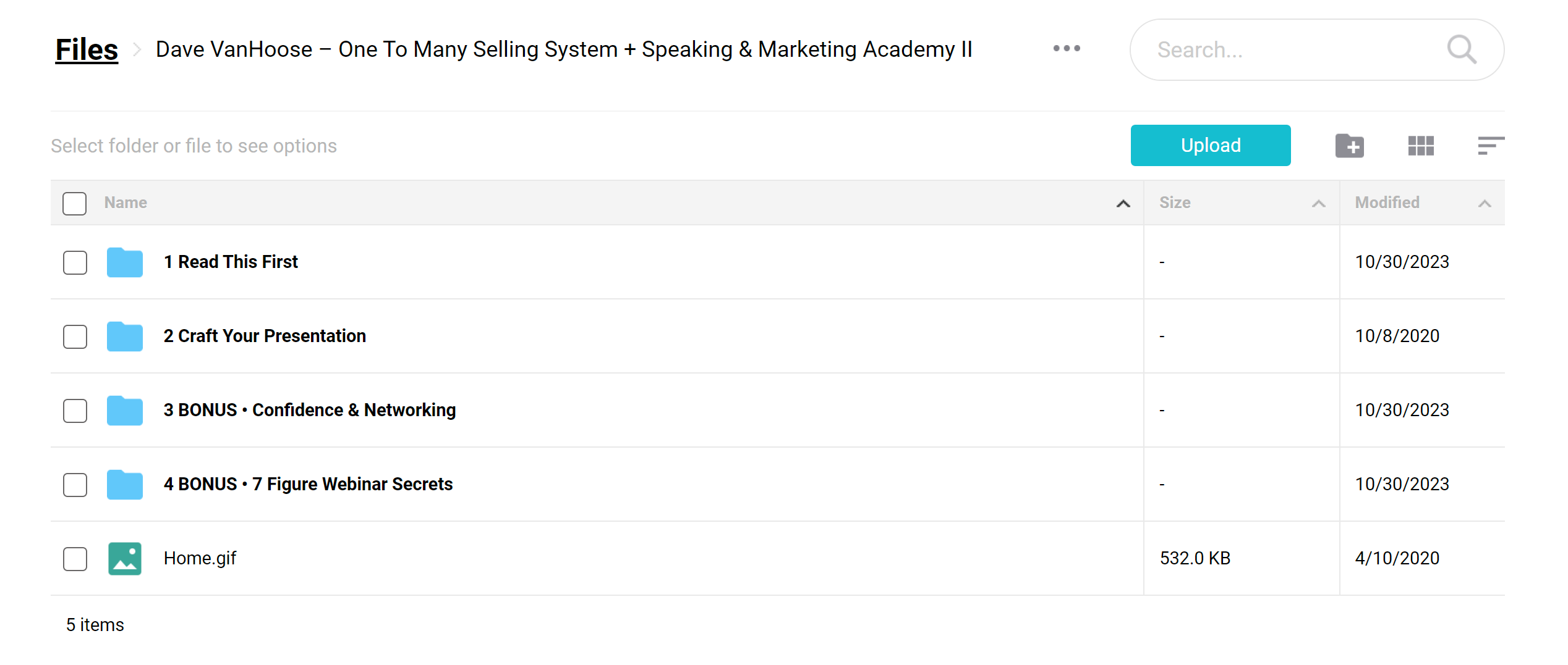 Dave VanHoose One To Many Selling System + Speaking & Marketing Academy Course