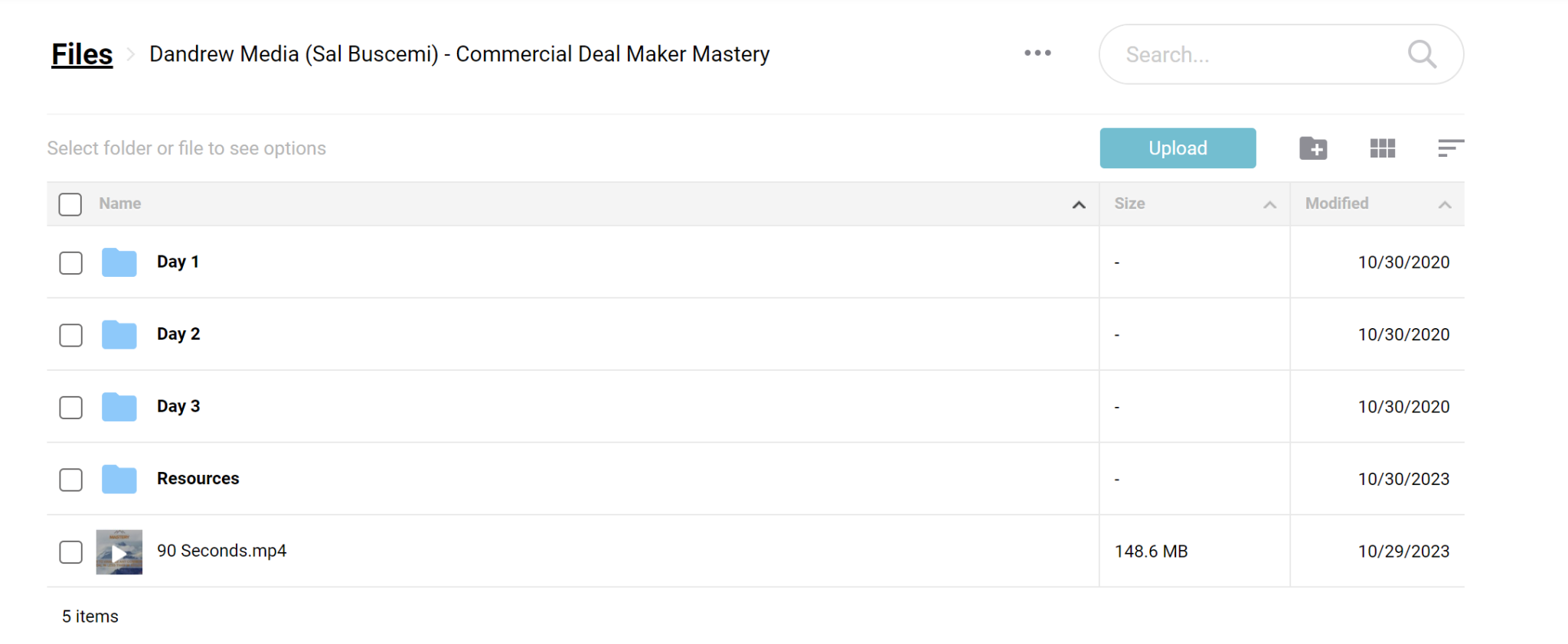 Dandrew Media (Sal Buscemi) Commercial Deal Maker Mastery Course